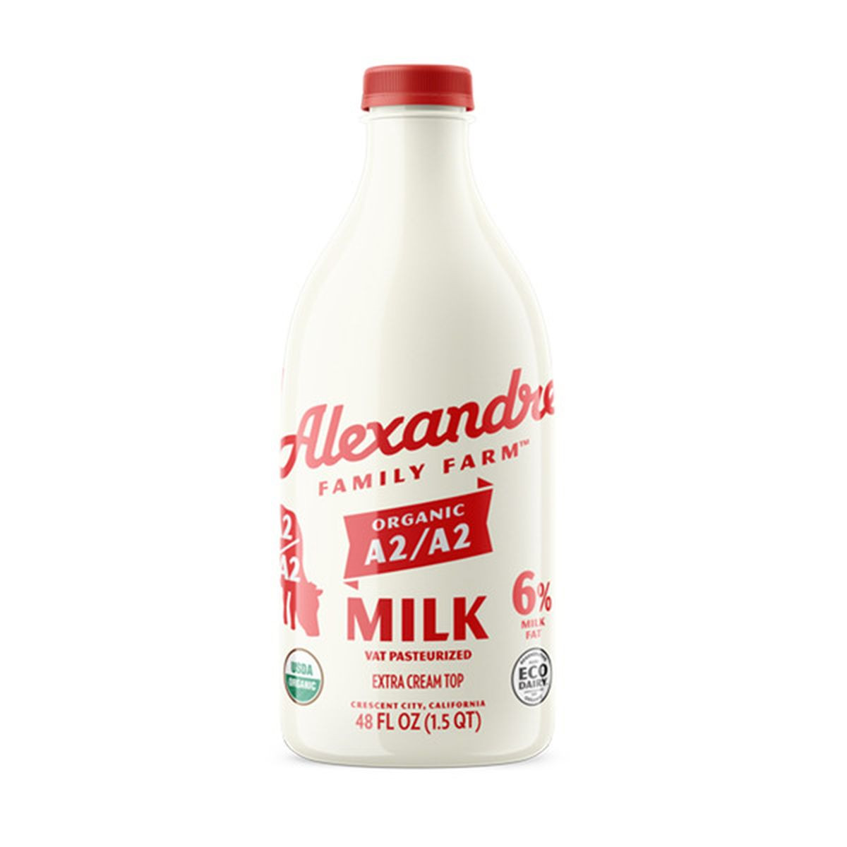 Alexandre Family Farm Certified Regenerative Organic A2/A2 6% Whole Milk | Instacart
