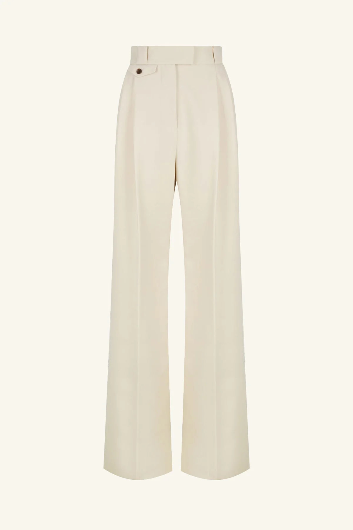 Irena High Waisted Tailored Pant | Bone | Pants | Shona Joy | Shona Joy