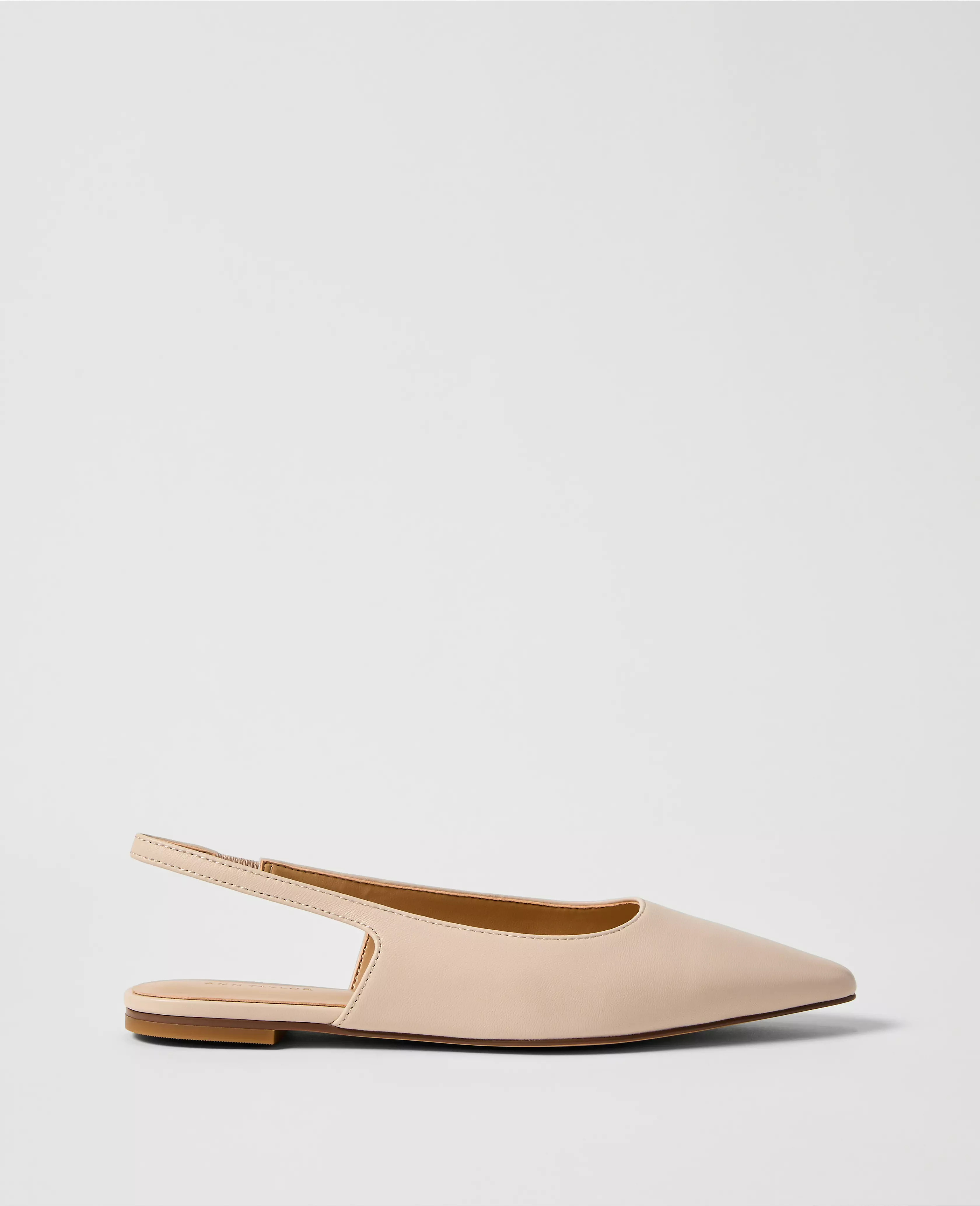 Leather Slingback Flat | Ann Taylor