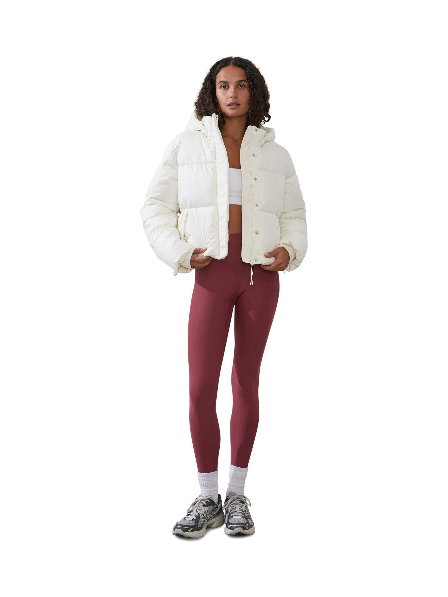 Cotton On Cotton On Cream The Mother Puffer Jacket | Next US