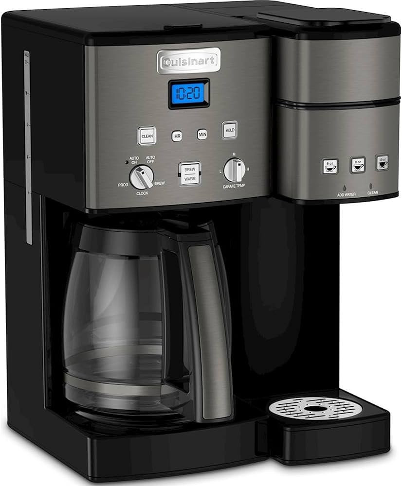 Cuisinart Coffee Maker,12 Cup with 3 Single-Size Brewers, 6, 8, 12 oz, Black/Stainless Steel, SS-... | Amazon (US)