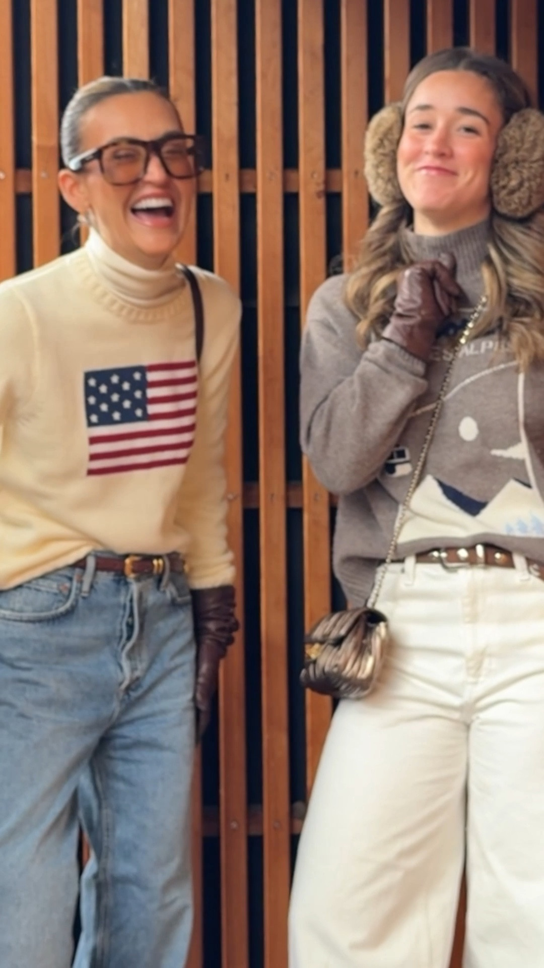 Wait till the end: the face, made my God! Love it!!! Comment LOVE and I’ll send you links to our après/dinner outfits 💕 

Après ski dinner outsits in Chamonix, agolde wide leg Jeans, RL sweater, Zara jeans and ski sweater, suede booties, mom and daughter outfits 

#LTKgrwm #LTKTravel #LTKootd