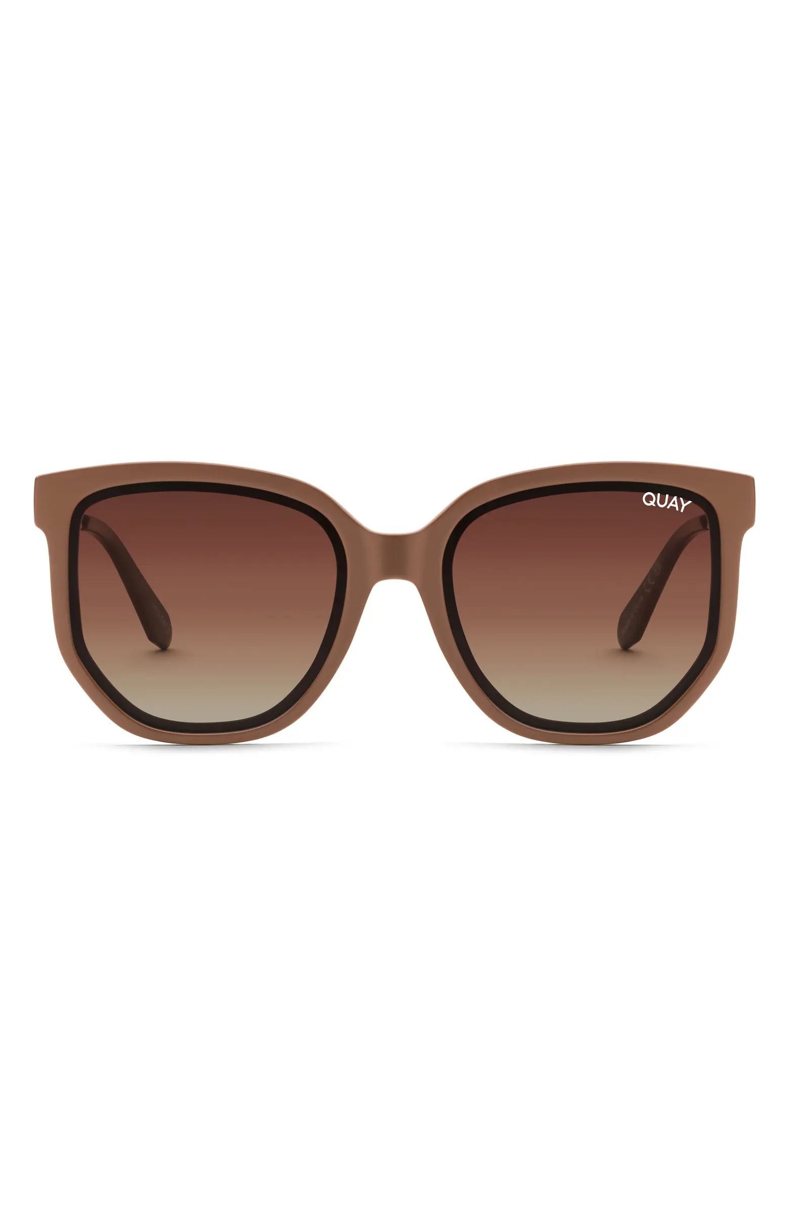 Quay Australia Coffee Run 53mm Polarized Sunglasses | Nordstrom | Nordstrom