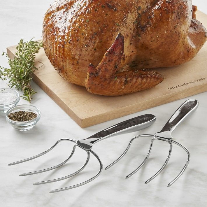 All-Clad Precision Stainless-Steel Turkey Lifters | Williams-Sonoma