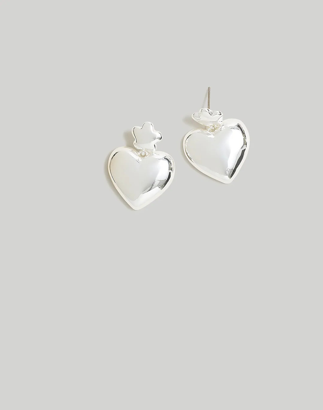 Puffy Heart Statement Earrings | Madewell