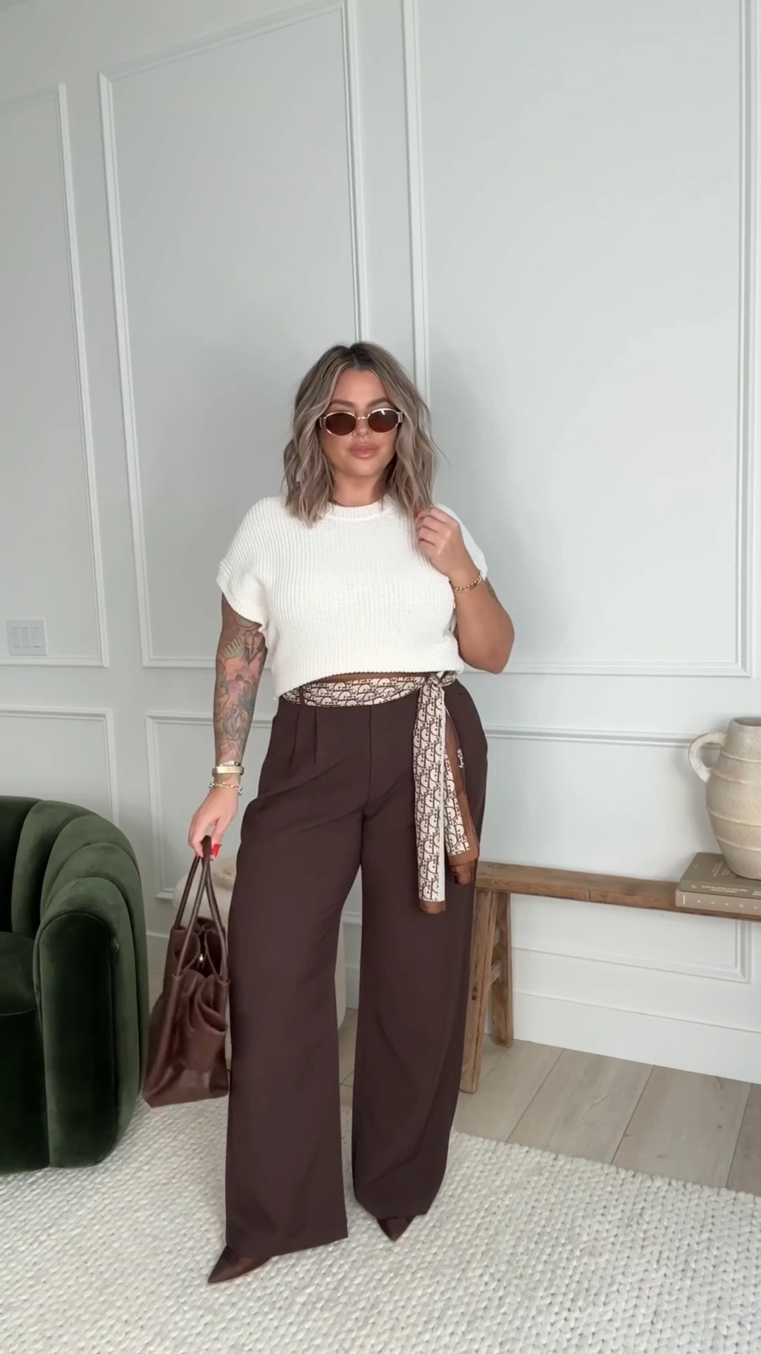 —Please read here for all details —

Pants size 32L k size up in these so there is no pulling on the pleats. Pants Im wearing are the curve love. They are now sold out. I linked to the regular style as well which also fit me just as good. The curve love has 2 extra inches in the hips that’s the only difference from the regular style. I also linked a similar pair from gap as well that come in lengths. 
Those are also more affordable option. 

Green top L 
Tan blazer sold out so linked similar for you.
Target sweater top size L 
Tan tank L 
Tan blazer vest came in a Amazon set size L ( I don’t wear the shorts I just love the fit of the vest ) 
Black bodysuit L 

#Workwear #Blazer #Abercrombie #Vast #Sale #Target #Brown #Trousers #Pants #Midsize #Curvy 

Follow my shop @shaynaslife on the @shop.LTK app to shop this post and get my exclusive app-only content!

#liketkit 
@shop.ltk
https://liketk.it/5kUyl

#LTKFindsUnder50 #LTKFindsUnder100 #LTKMidsize