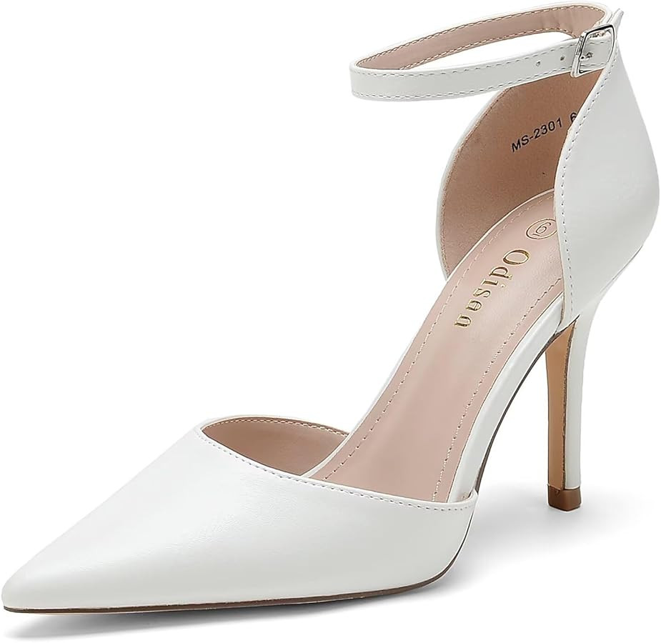 Odisen Women's 3.75 in Closed Toe Heels Pumps | Amazon (US)