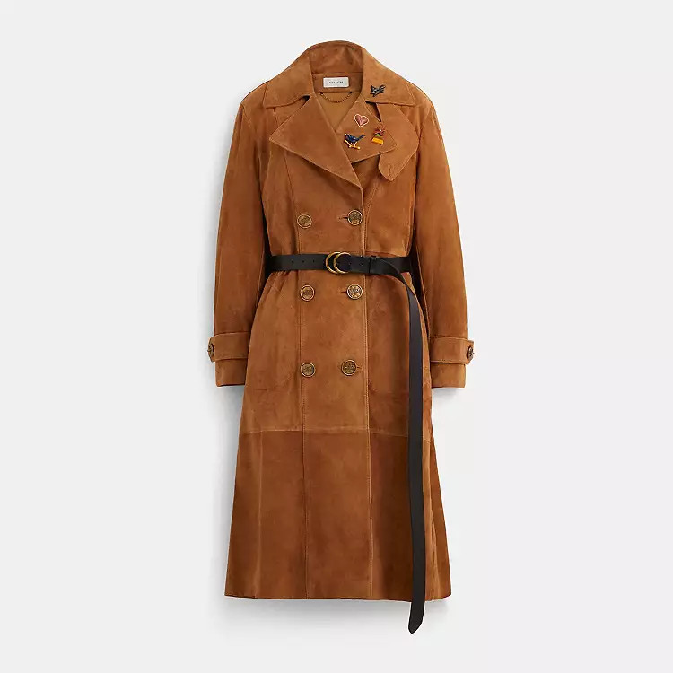 Upcrafted Suede Trench Coat | Coach (US)