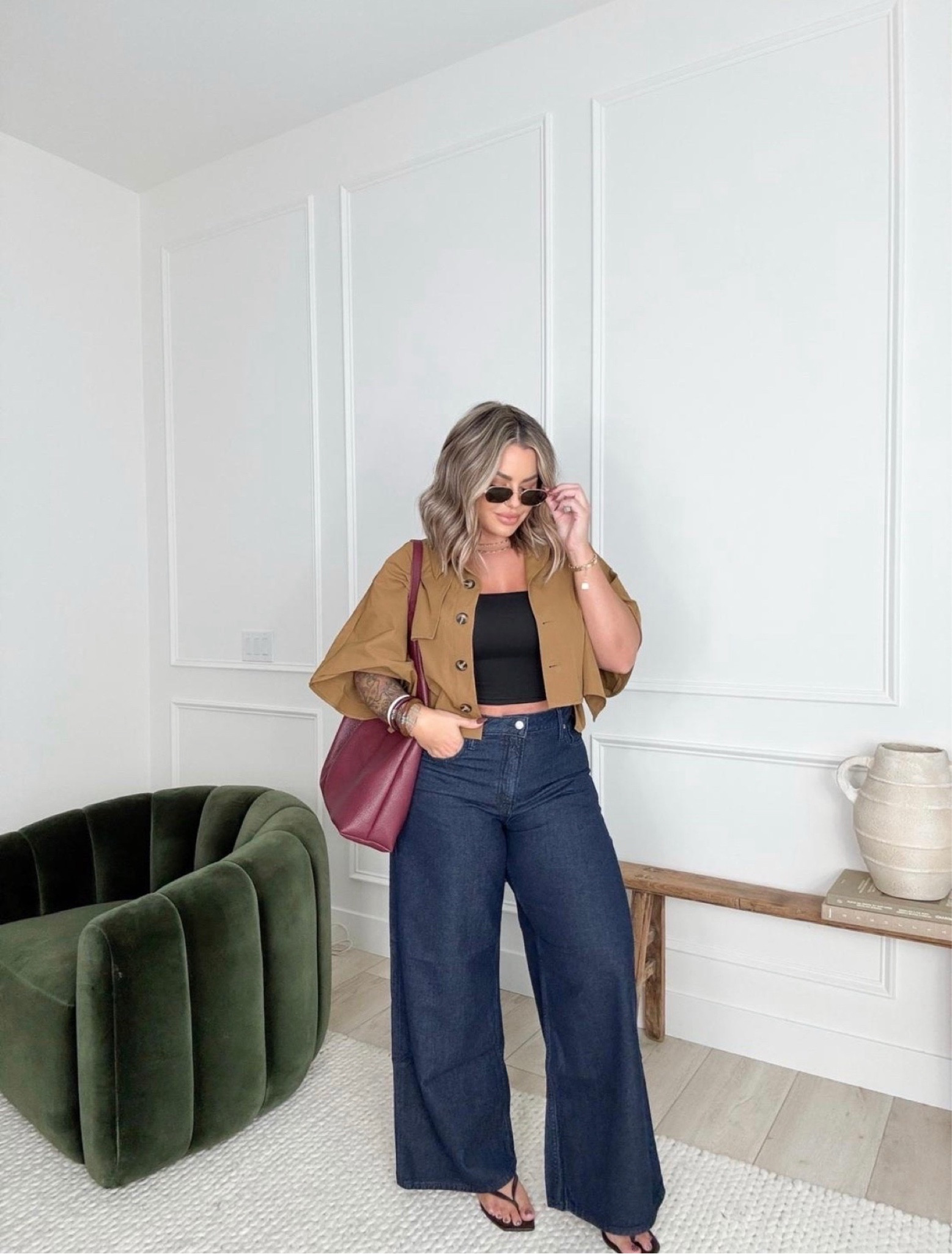 Tank L 
Jeans 31 L 
Cape jacket M it’s very oversized size down 
#LTKFindsUnder50 #LTKFindsUnder100

Follow my shop @shaynaslife on the @shop.LTK app to shop this post and get my exclusive app-only content!

#liketkit 
@shop.ltk
https://liketk.it/6kQI4