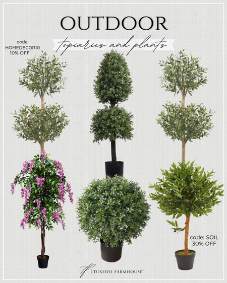 Outdoor - Topiaries and Plants

Drought proof permanently beautiful faux topiaries for your outdoor space!

Spring, seasonal, outdoor, topiaries, plants, faux, patio, porch, backyardd

#LTKhome #LTKSeasonal