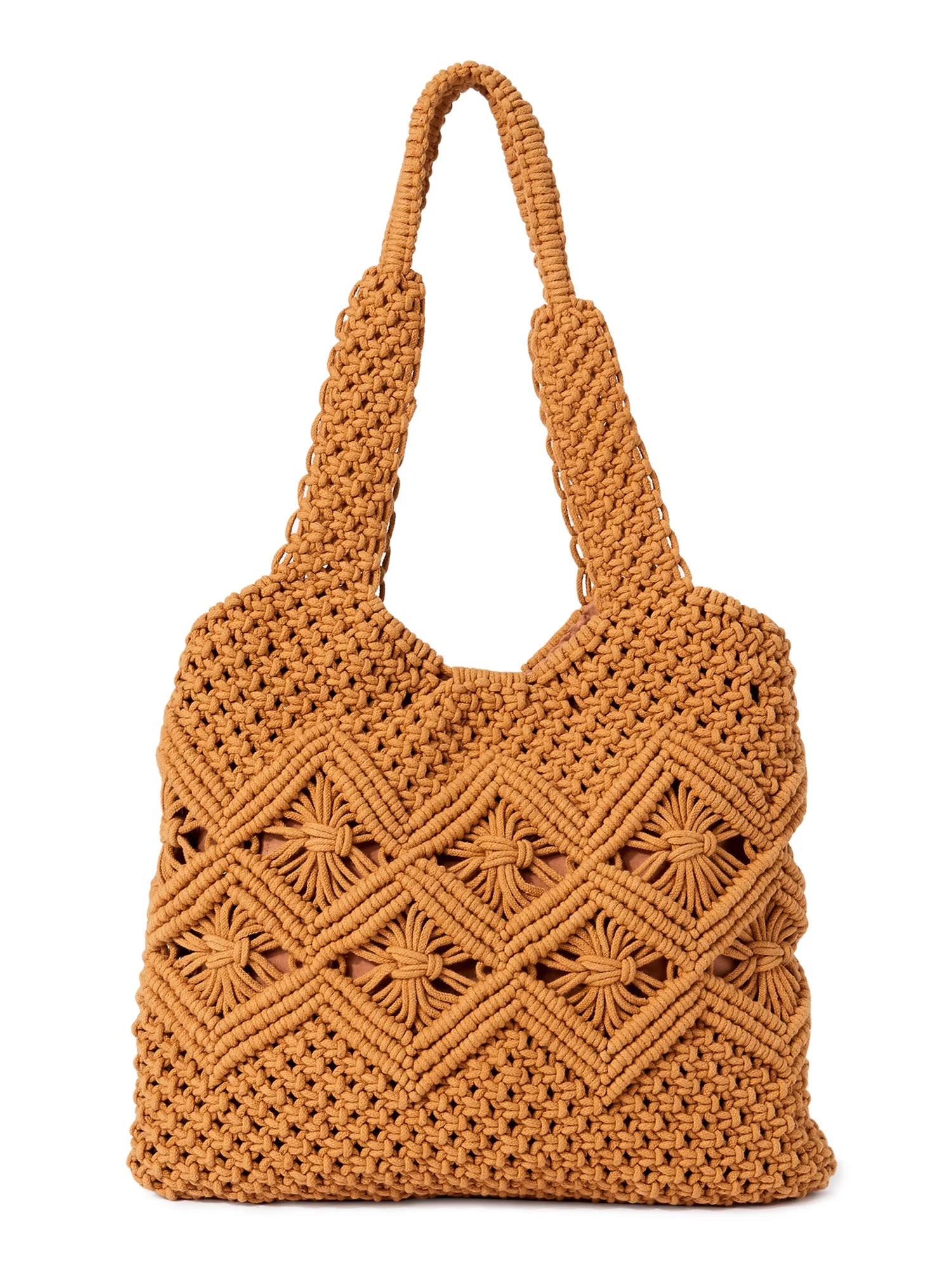Nanette Lepore Women's Macrame 4-Poster Shoulder Tote Bag - Walmart.com | Walmart (US)