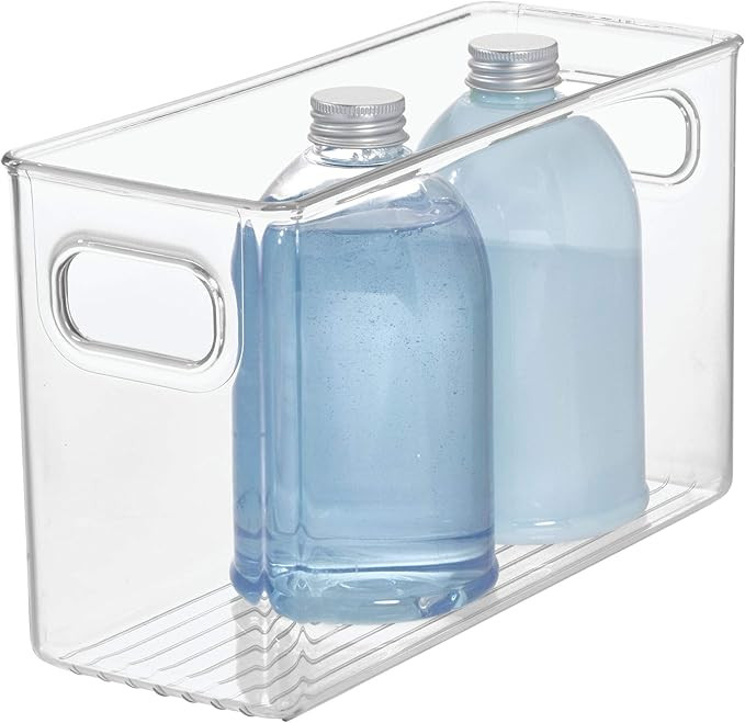InterDesign Linus Plastic Countertop, Closet, and Vanity Organizer, Storage Bin for Bathroom, Bed... | Amazon (US)