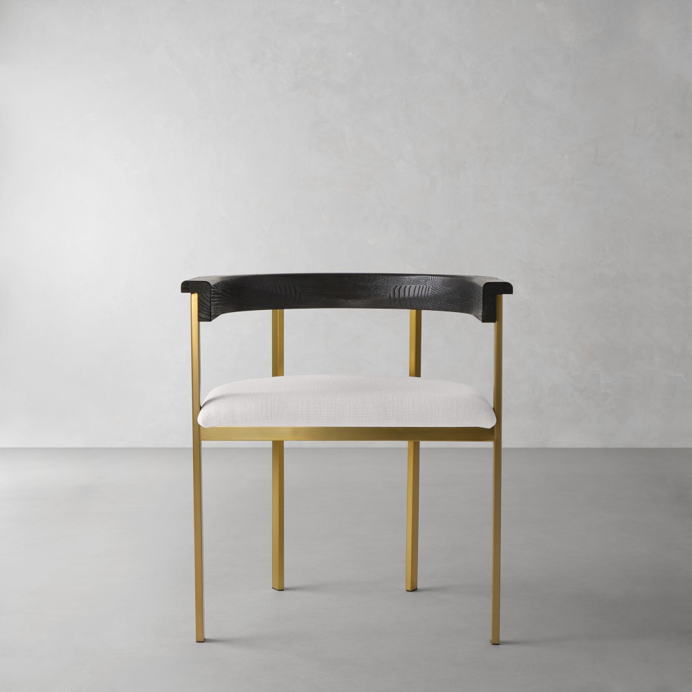 Tulip Upholstered Dining Armchair | Williams-Sonoma