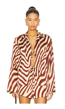 Montie Tie Front Sleeved Shirt
                    
                    SEVEN WONDERS | Revolve Clothing (Global)