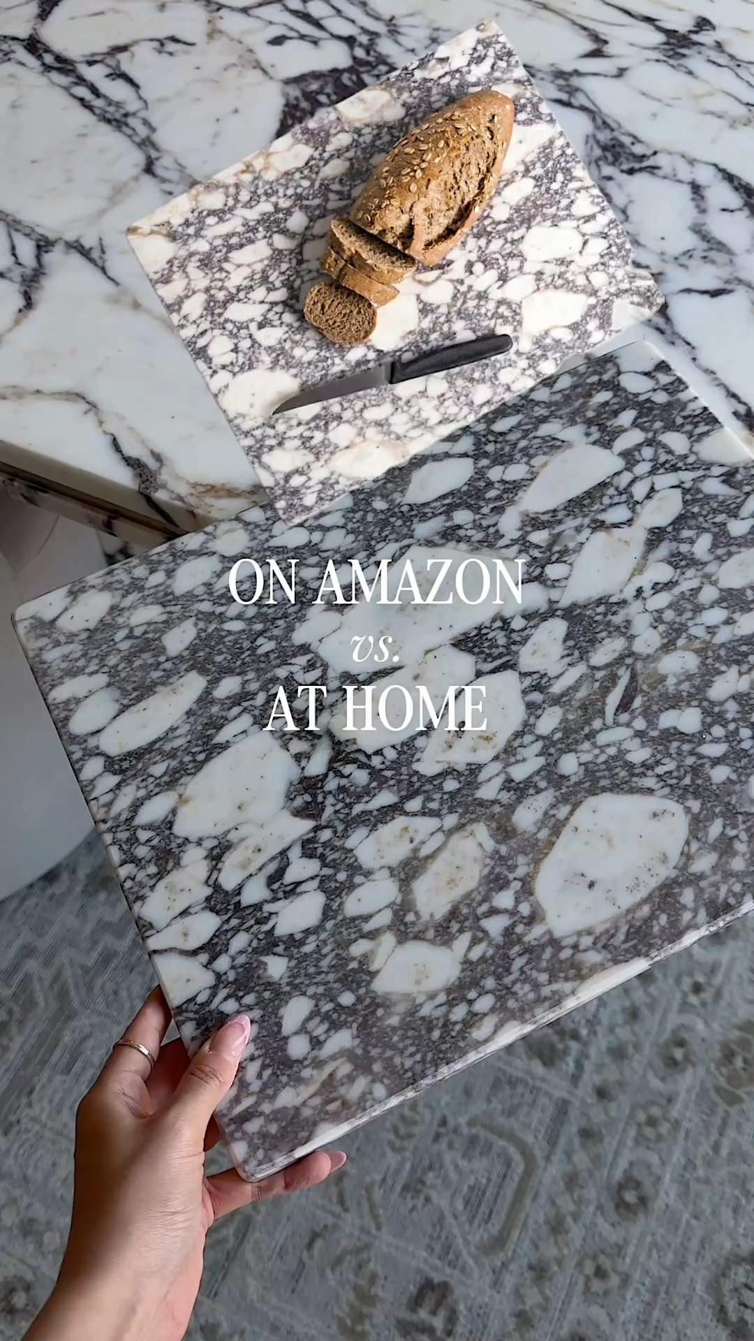 This calacatta voila cutting board/tray is finally back in stock!!! 😍

#LTKHome