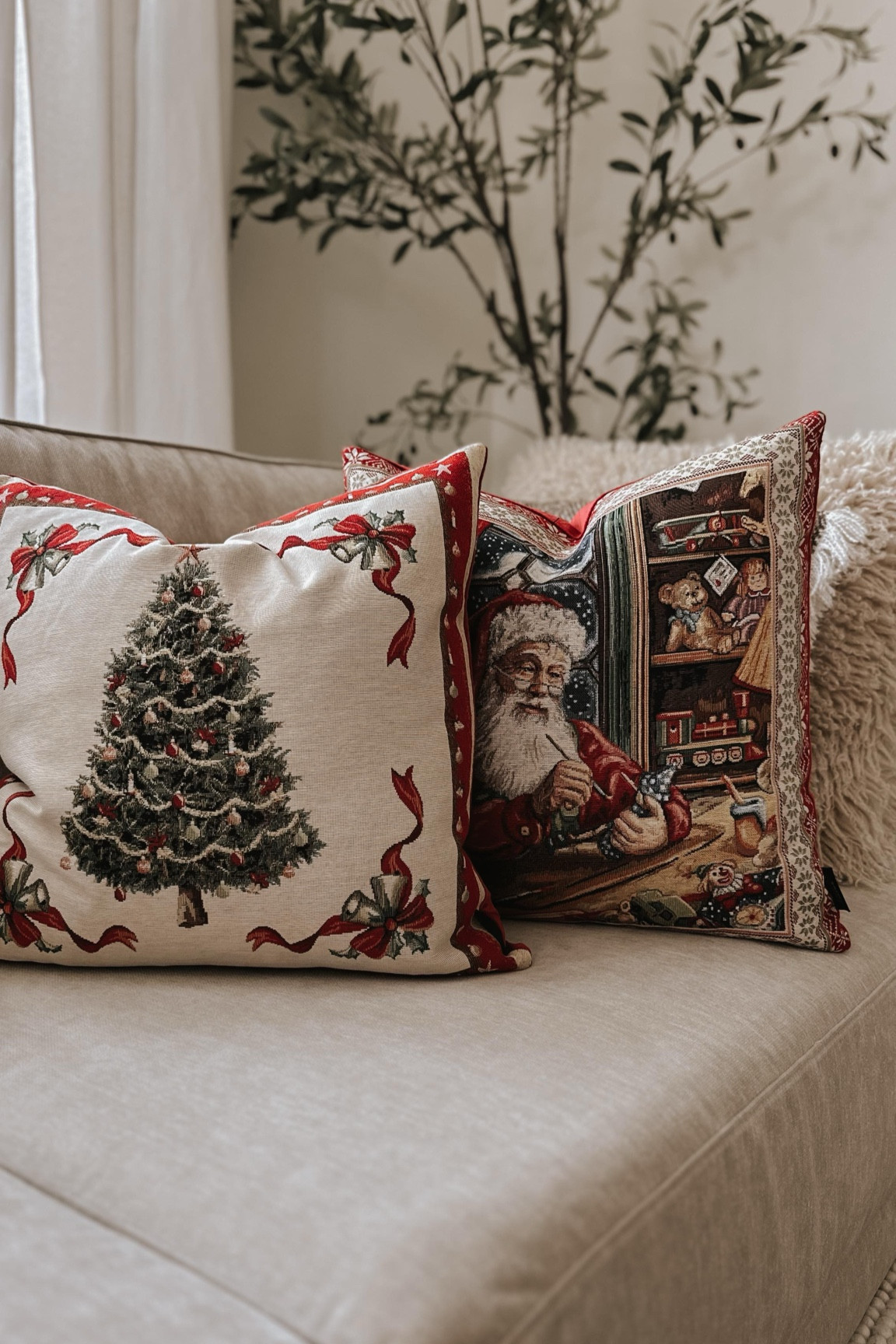 Sprint to your local @tjmaxx 🏃‍♀️💨 NGL, I have one of the best locations and get lucky all the time! Adore these pillows so much!

#vintagechristmas #vintagechristmaspillow #tjmaxx #nostalgic #holidaydecor #christmaspillows #childhood #throwpillows 

Viral Christmas pillows, vintage Christmas pillows, tjmaxxx, Christmas pillow, Christmas decor, vintage, nostalgic, holiday, throw pillows