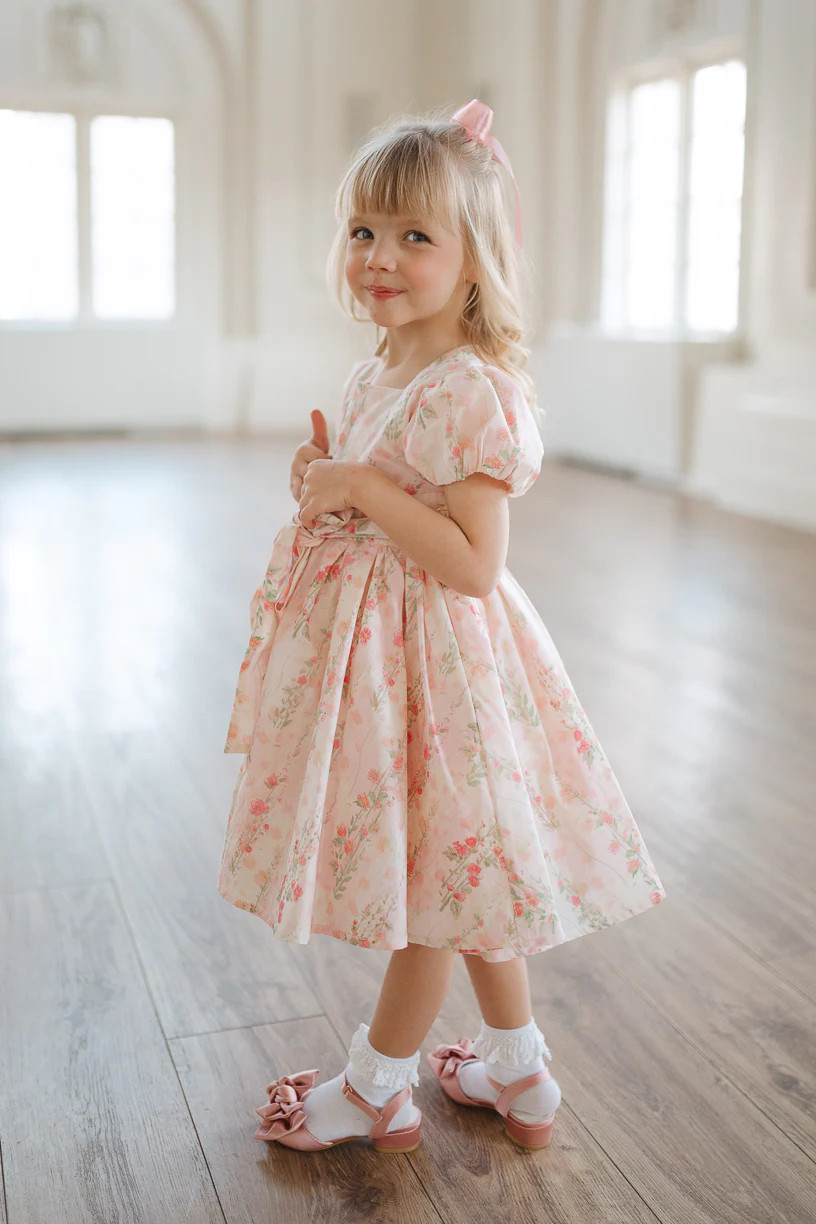 Mini Cupcake Dress in Pink Floral | Ivy City Co