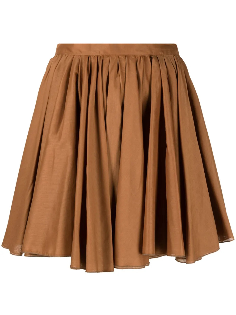high-rise pleated cotton miniskirt | Farfetch Global