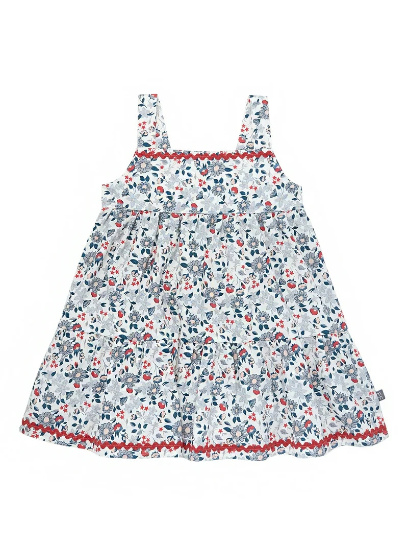 Modern Moments Toddler Girl Wide Strap Dress, Sizes 12M-5T | Walmart (US)