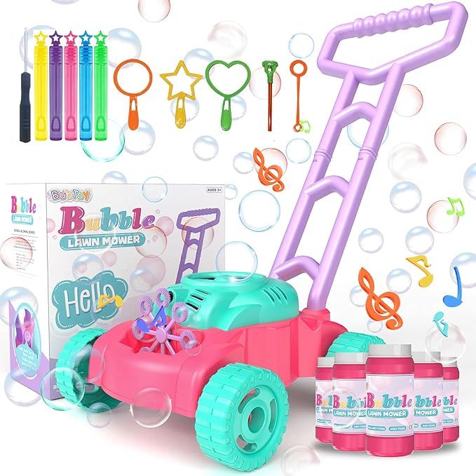 BubToy Girls Toys, Toddler Toys Bubble Machine for Girls, Great Birthday Gifts for Preschool Baby... | Amazon (US)