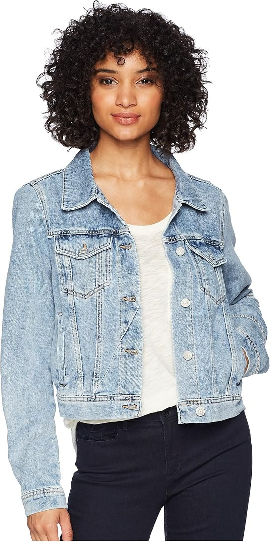 Free People Women's Rumors Denim Jacket | Amazon (US)