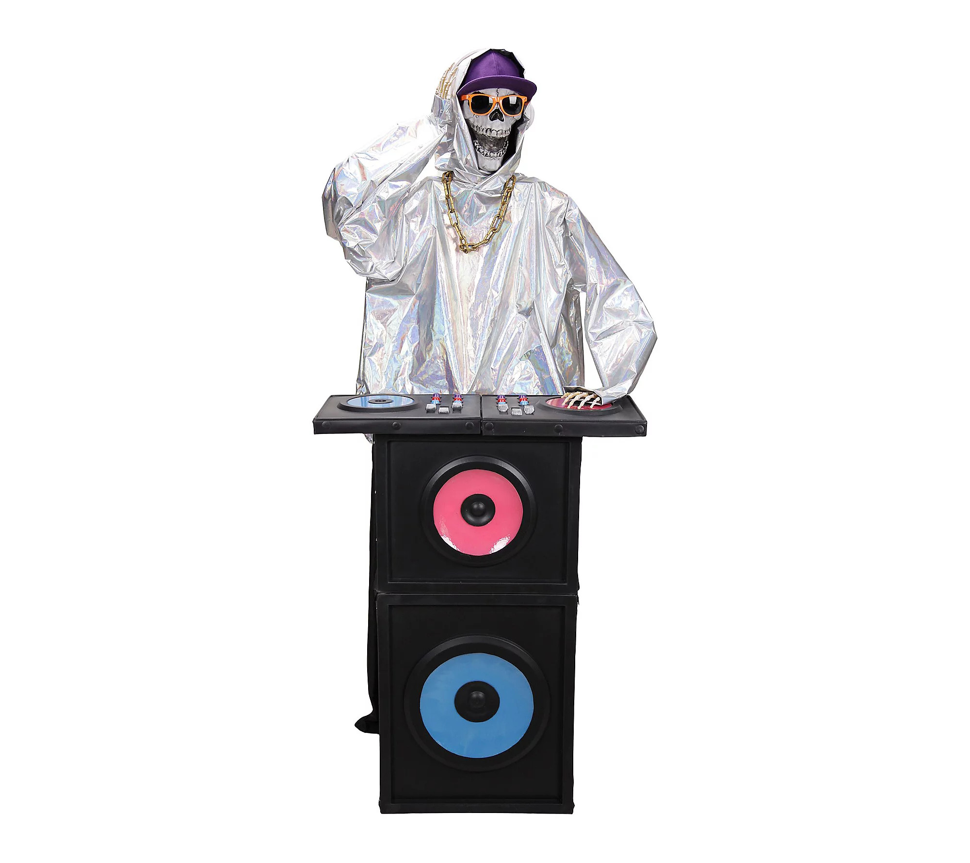 Haunted Hill Farm 5.6-ft. DJ Skeleton Animatron c | QVC