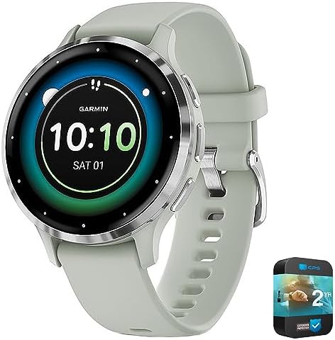 Garmin 010-N2784-01 Venu 3 Health and Fitness GPS Smartwatch Slate Bezel/Black Band (45mm) Refurb... | Amazon (US)