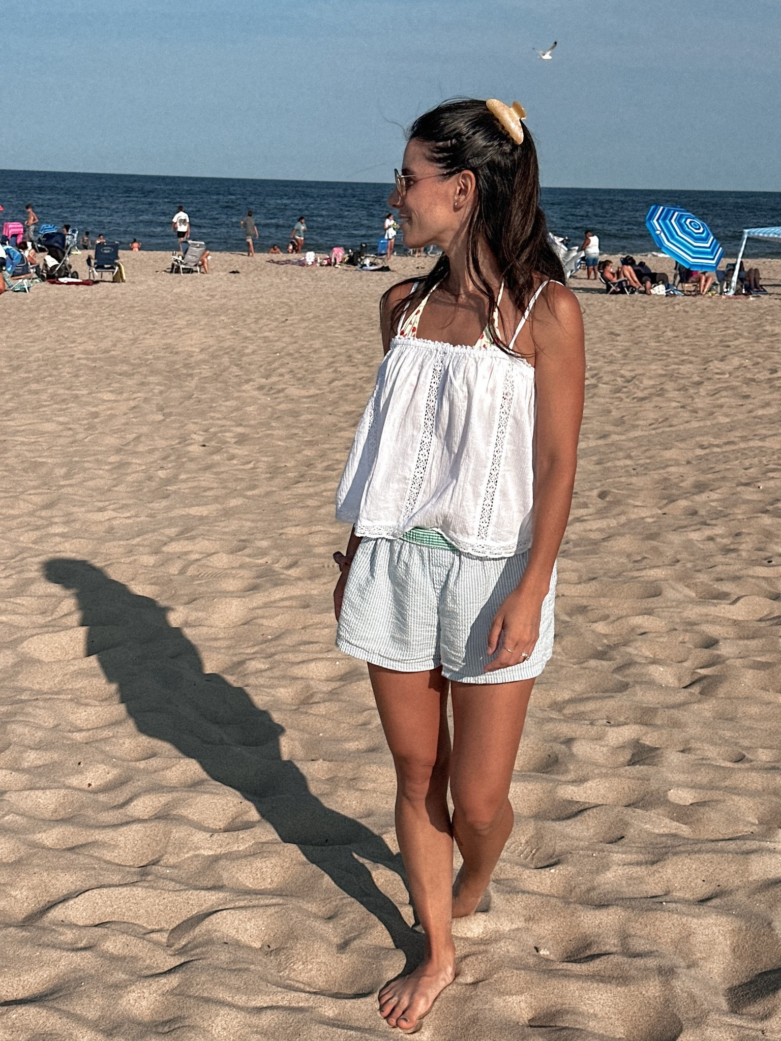Easy beach coverups for a hot night as a mom! Wearing xs in top and bottom.

This hair clip is also so good!! 

Aerie, aerie sale aerie beach, aerie lounge, aerie real makers, beach outfit

#LTKootd