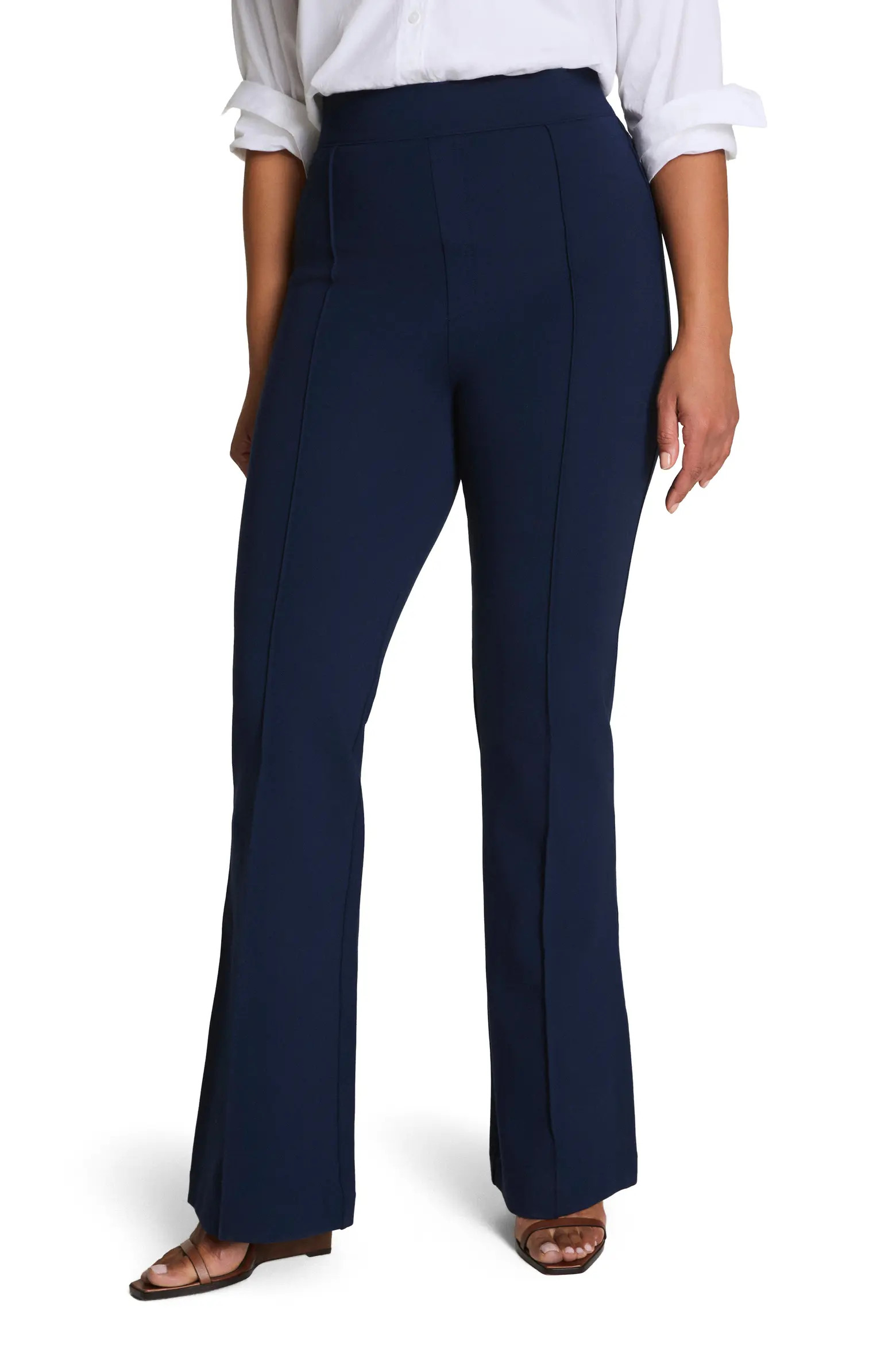 High Waist Flare Leg Stretch Ponte Pants (Women) | Nordstrom | Nordstrom