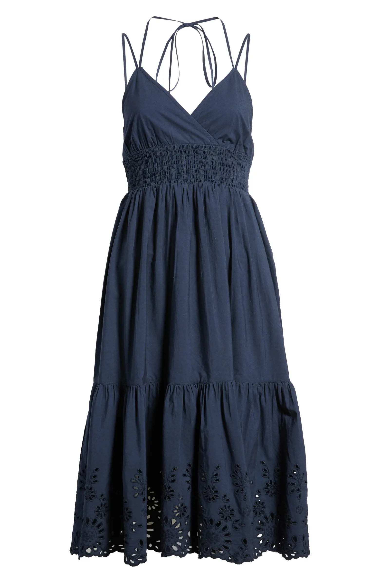 Eyelet Hem Cotton Sundress | Nordstrom