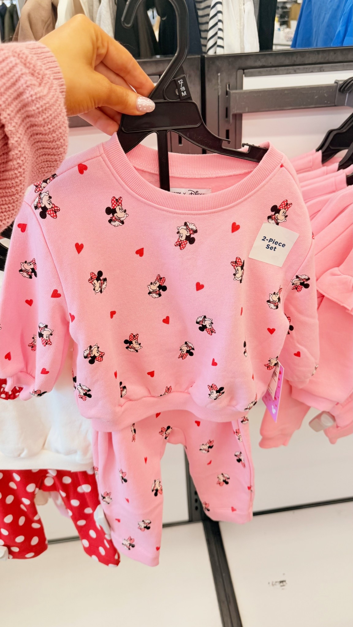 Pink Mickey Mouse valentines day sweat set ❤️

#LTKootd #LTKKids #LTKBaby
