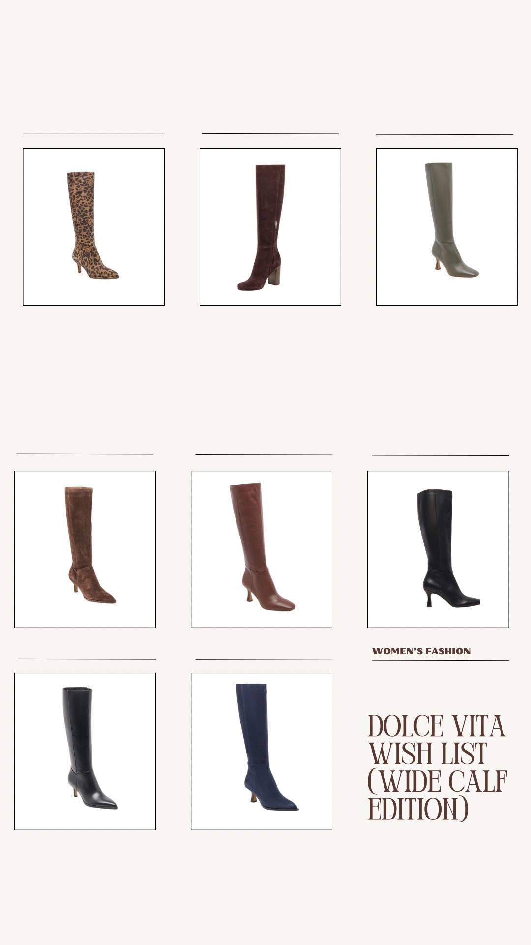 Fall is on the way and this is the perfect time to grab some new boots! These are my favorite from dolce vita wide calf friendly 

#LTKWorkwear #LTKStyleTip #LTKPlusSize