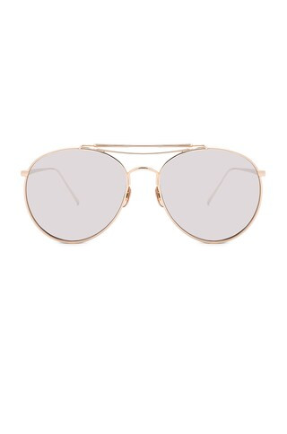 Gentle Monster Big Bully Sunglasses in Gold | FWRD 