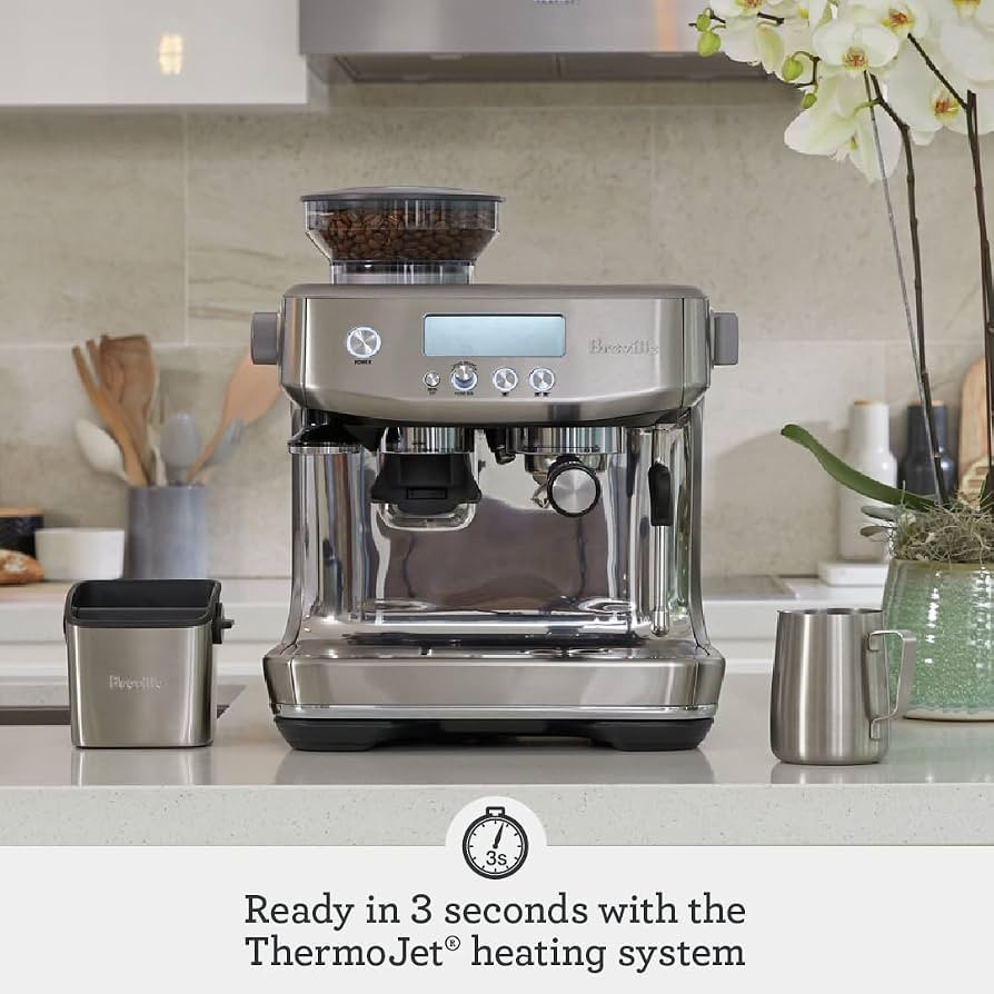 Breville Barista Pro Espresso Machine BES878BSS, Brushed Stainless Steel | Amazon (US)