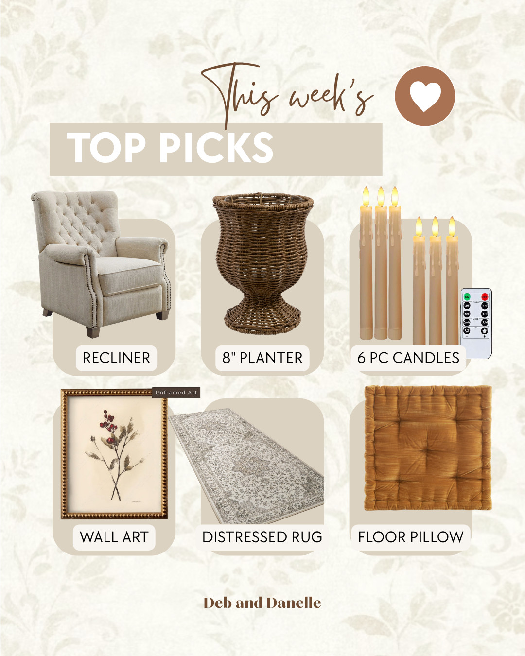 Our most-loved items of the week included our tufted reclining sitting chairs and some amazing neutral home decor pieces.  

 #LTKSeasonal #LTKHome