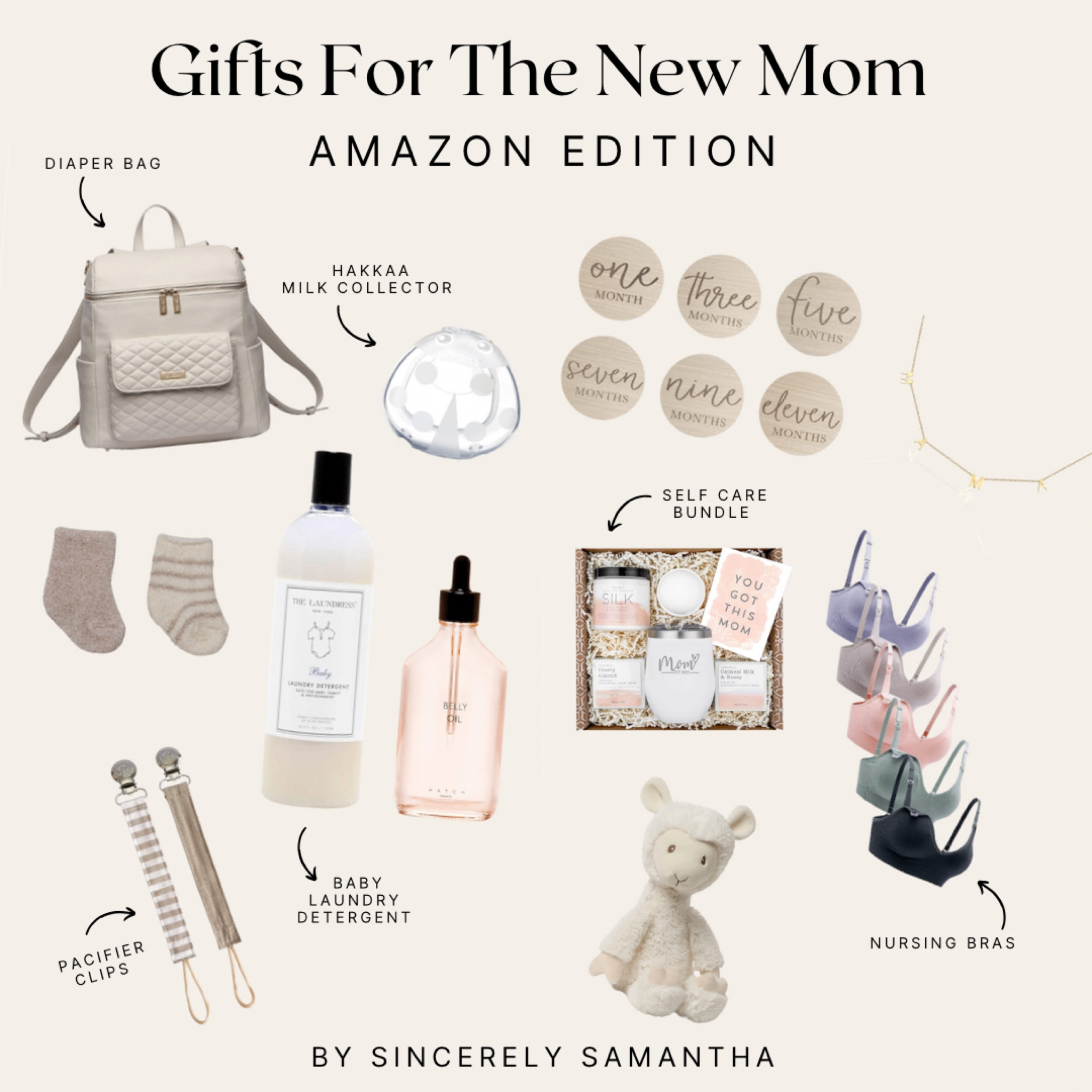 Gift Guide for the new mom/baby 💕 #ltkgiftguide #christmasgifts #newbornessentials #babyitems #amazongifts #neutralgifts #neutrallover #newmomgifts #momgifts #babygifts #ltkseasonal #cybermonday

#LTKCyberweek #LTKbump #LTKsalealert