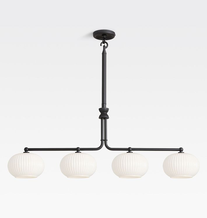 Enzo 42" Quad Linear Chandelier | Rejuvenation