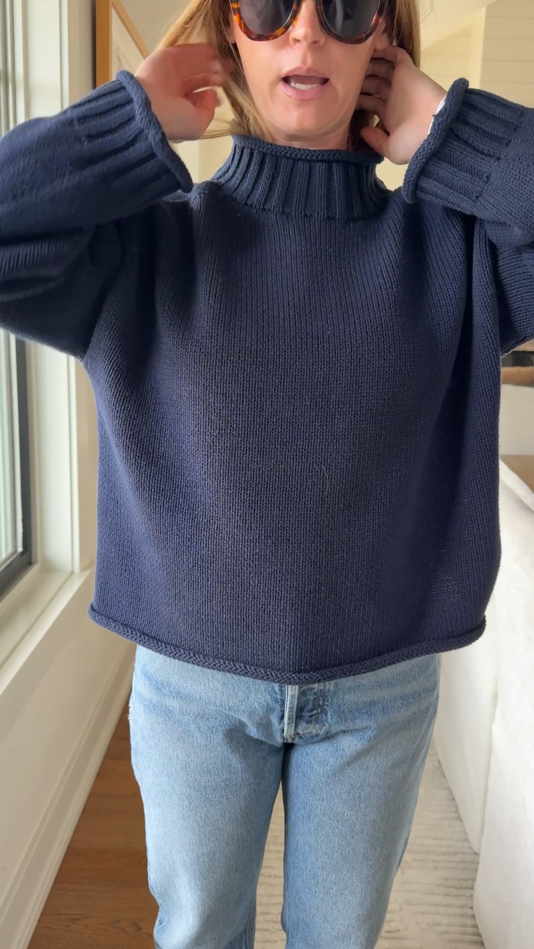 Sweater size XS
Top size small
Jeans size 25

#LTKdayinmylife #LTKgrwm #LTKootd