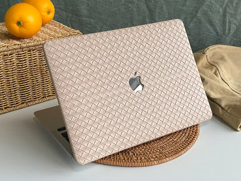 Light Brown Weave MacBook Case Protect Cover for Macbook Pro 14 Case Macbook Air 13 Case Pro 13 C... | Etsy (US)