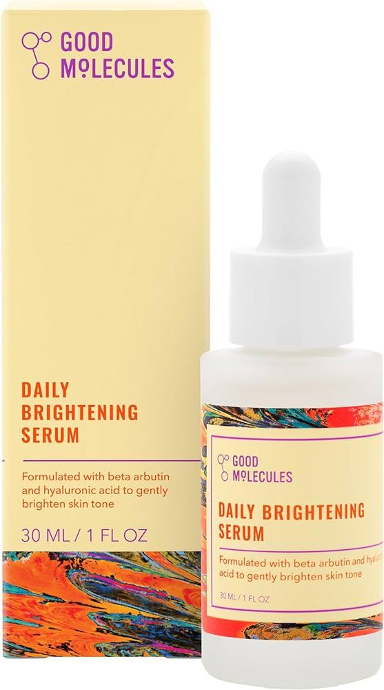 Good Molecules Daily Brightening Serum - Hydrating Facial Serum with Beta Arbutin and Hyaluronic ... | Amazon (US)