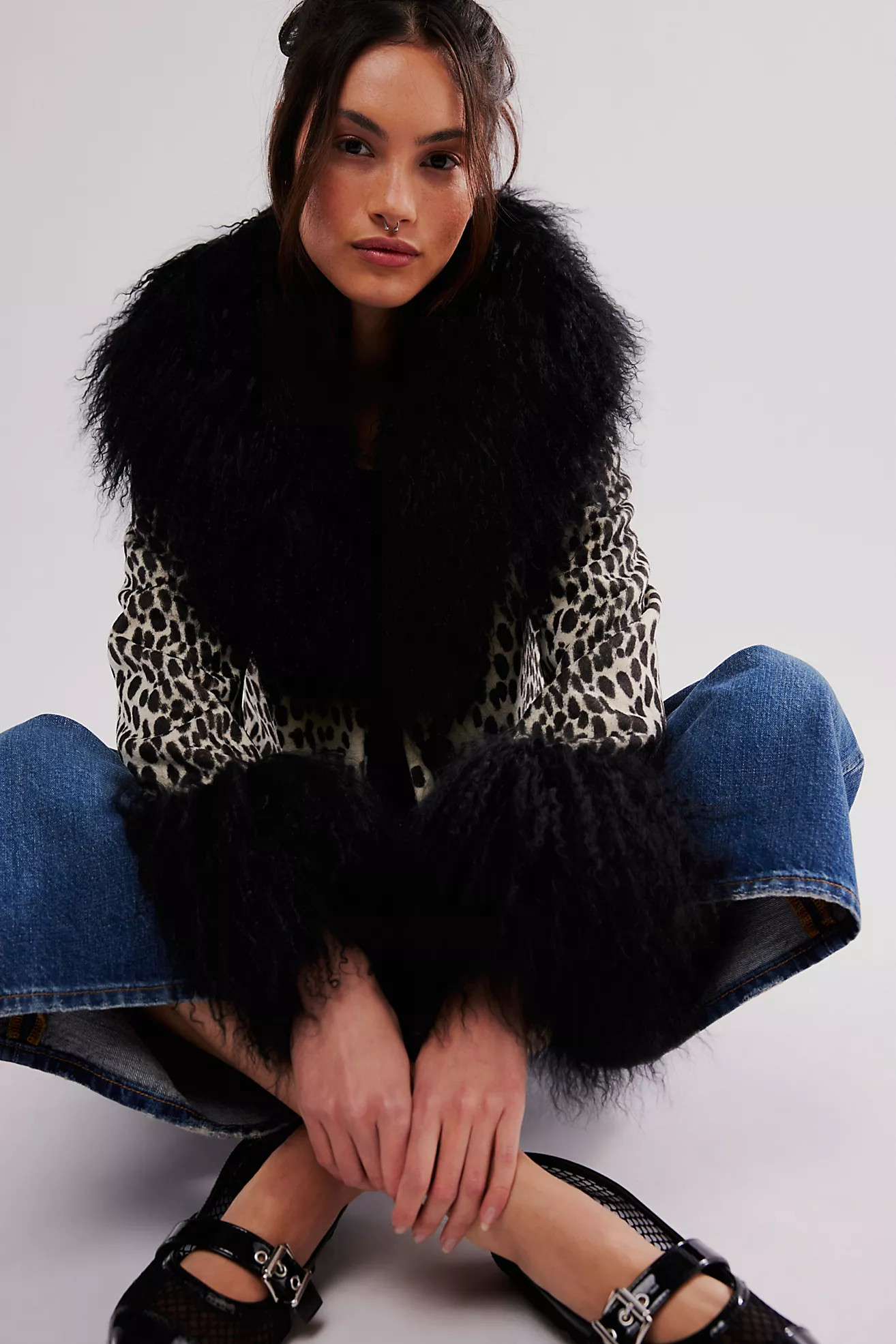 Charlotte Simone Cropped Penny Printed Jacket | Free People (Global - UK&FR Excluded)