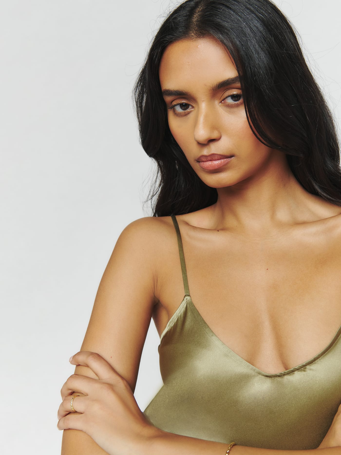 Teddy Silk Top | Reformation (Global)