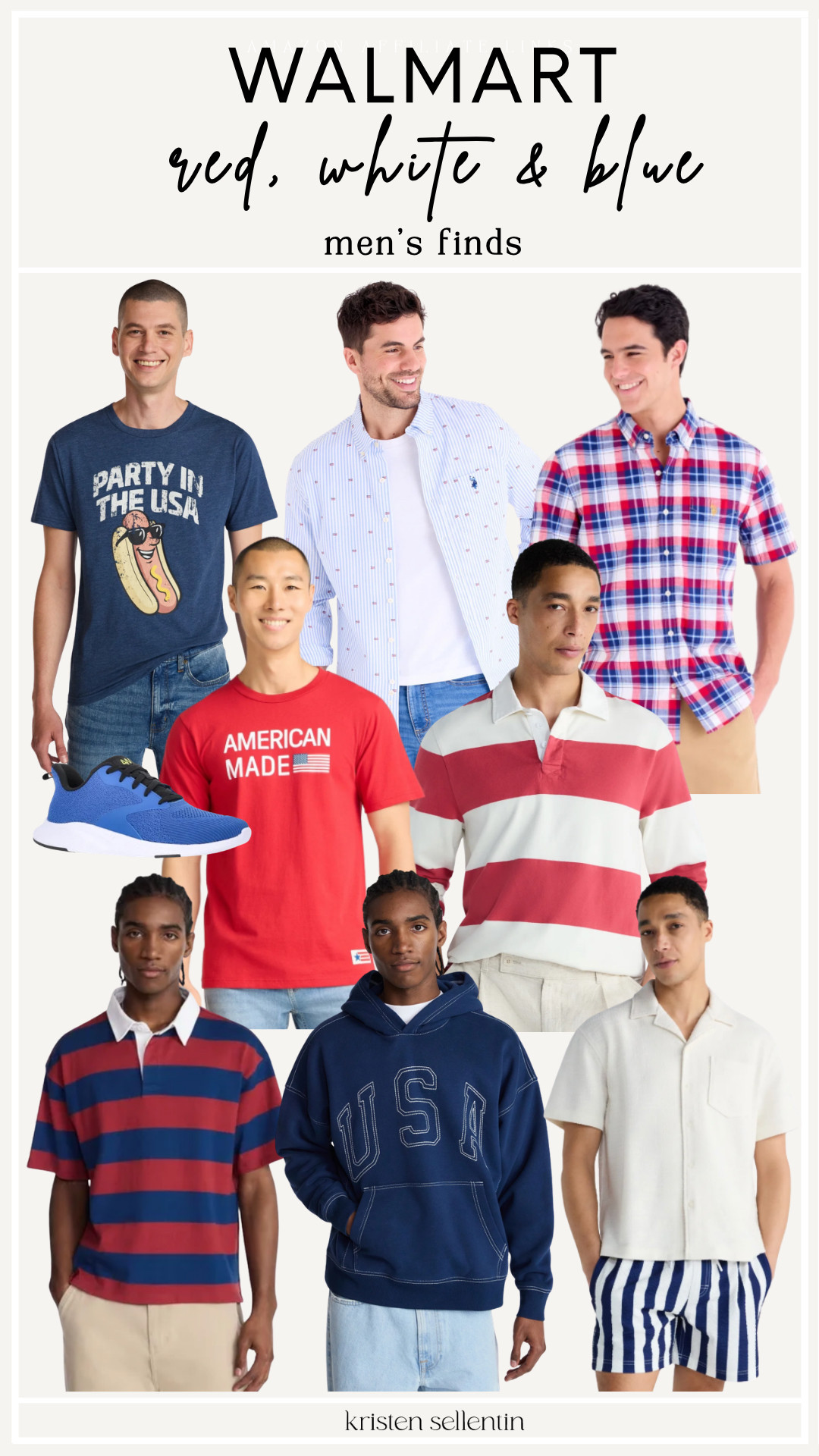 Red, white & blue men's finds @ Walmart!

#LTKSeasonal #LTKMens
