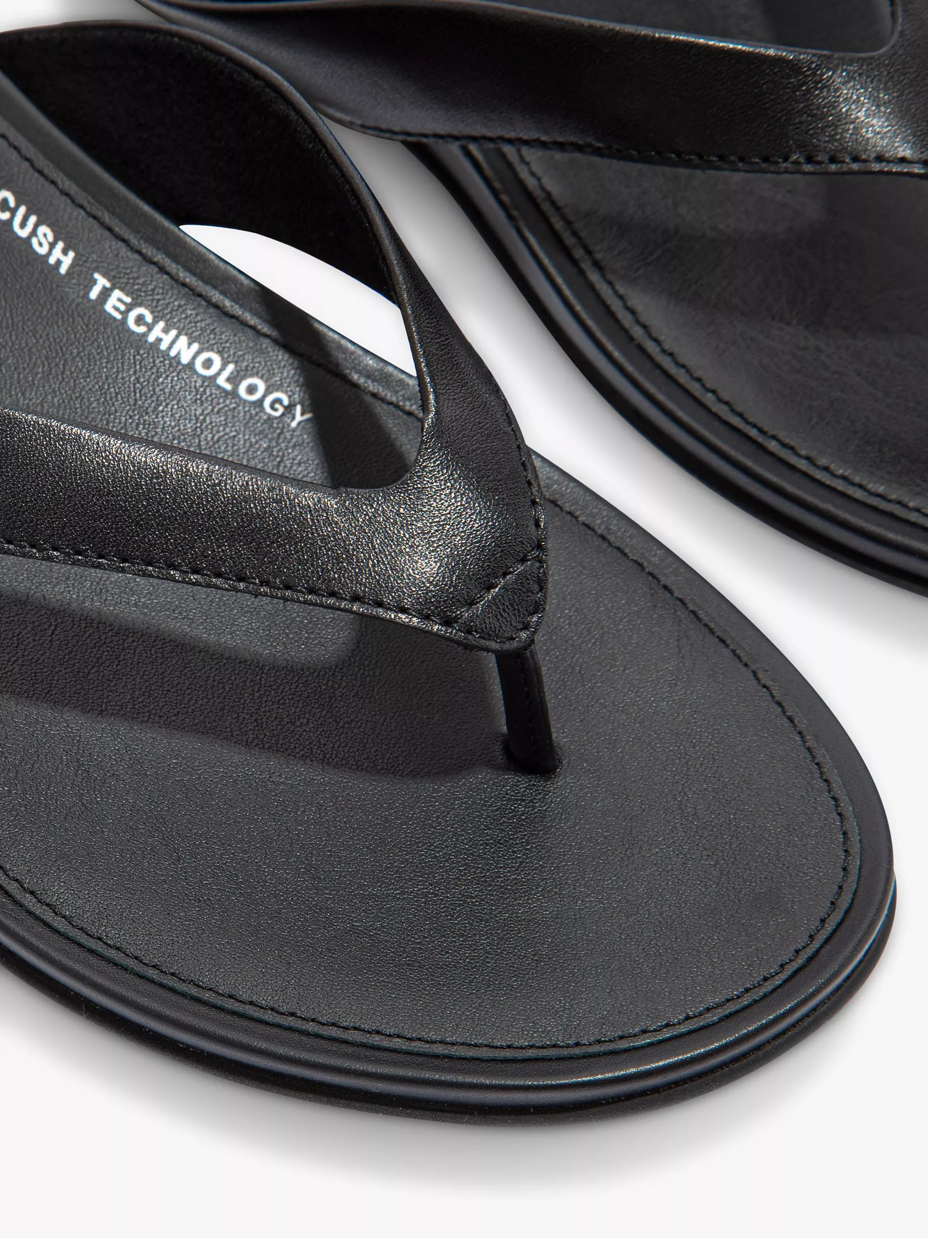 FitFlop Gracie Leather Flip Flops | John Lewis (UK)