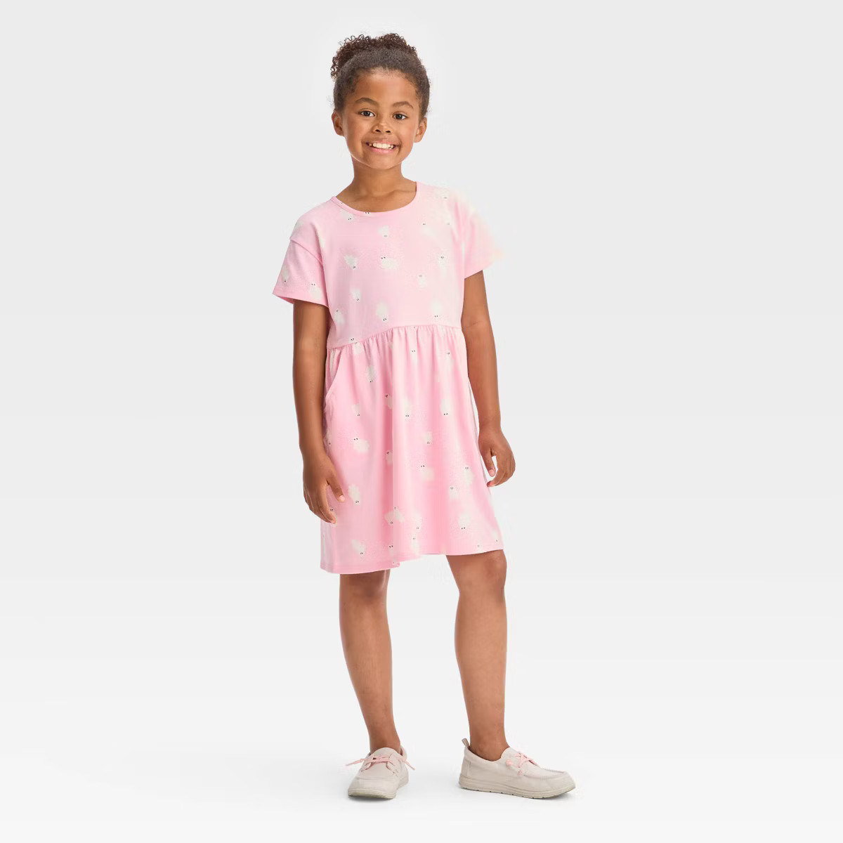 Girls' Relaxed Fit Short Sleeve Halloween Dress - Cat & Jack™ | Target