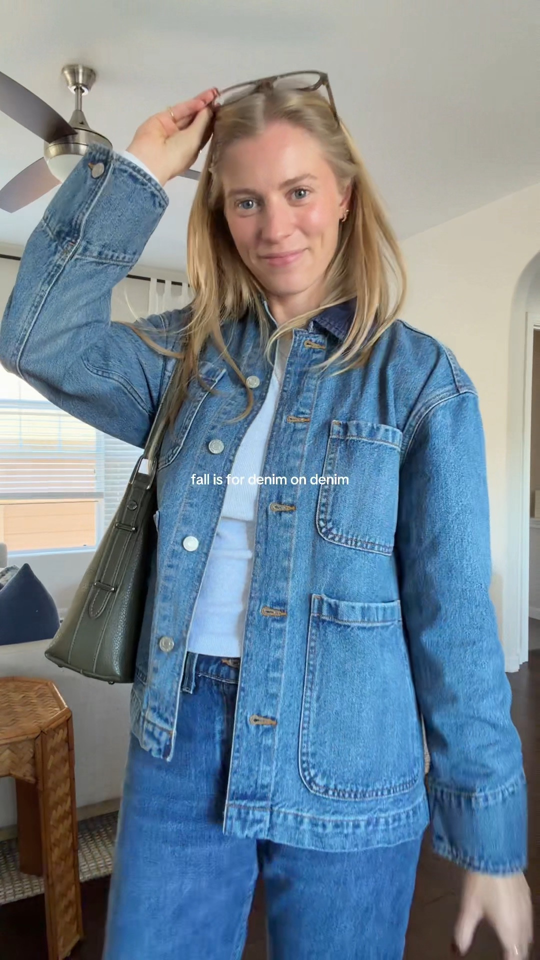 Denim on denim outfit

#LTKStyleTip #LTKSeasonal #LTKSaleAlert