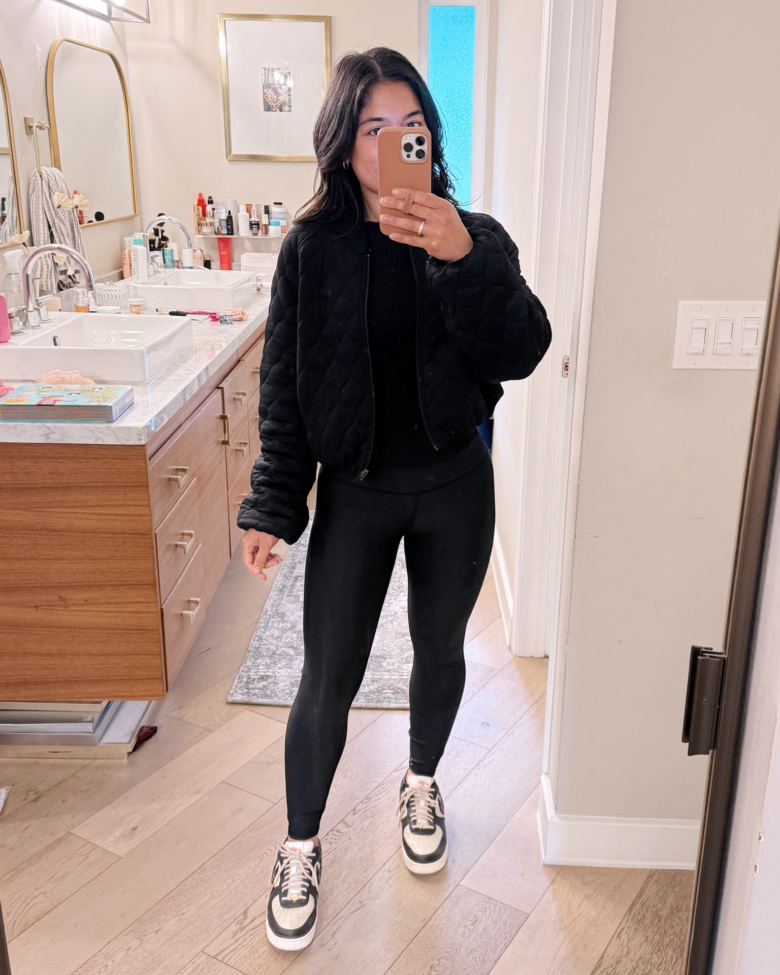 All black outfit!! I love these alo yoga airlift leggings!! 

#LTKSeasonal #LTKtravel #LTKfitness