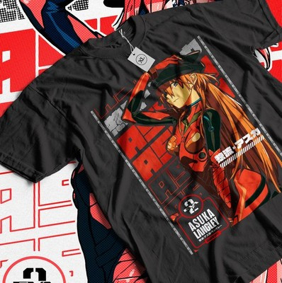 Neon Genesis Evangelion Shirt Misato Tshirt Shinji Asuka Top Eva Rei Anime Tee | eBay US