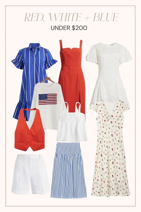 4th of july outfit inspiration! 

#LTKStyleTip #LTKFindsUnder100 #LTKSeasonal