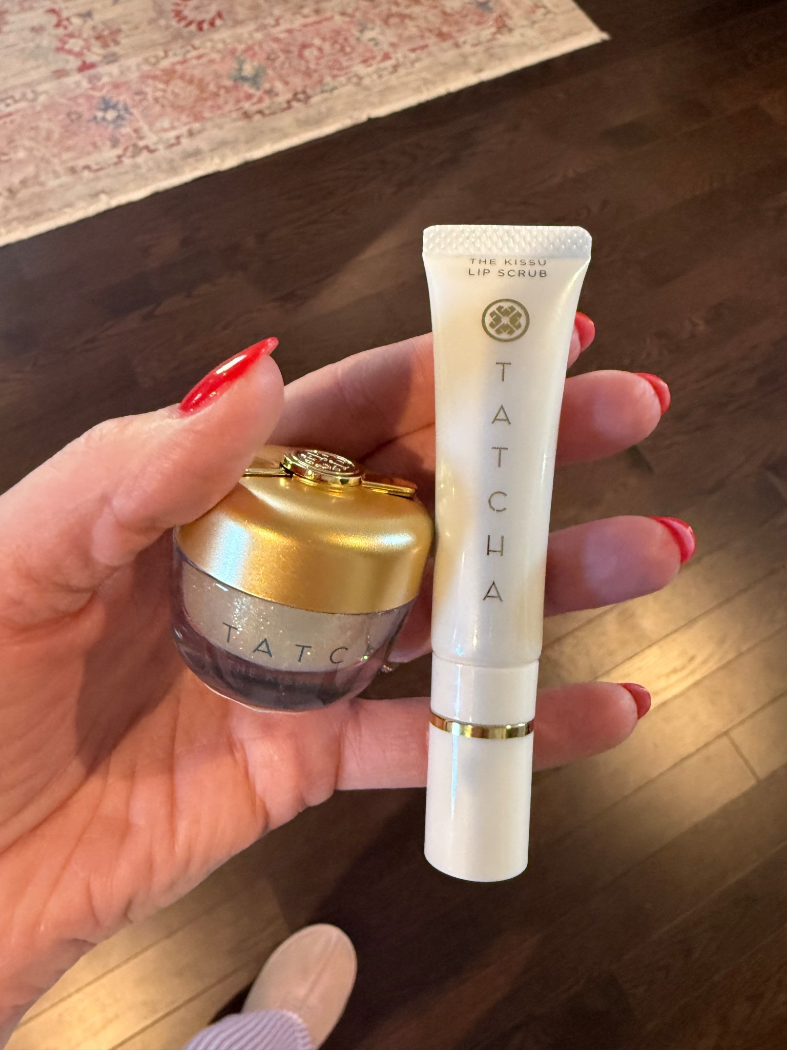 Put these 2 Tatcha products in your own stocking! The gold touch is so rich and moisturizing and the scrub is perfect to get rid of dry chapped lips! 

#LTKHoliday #LTKFindsUnder50 #LTKBeauty